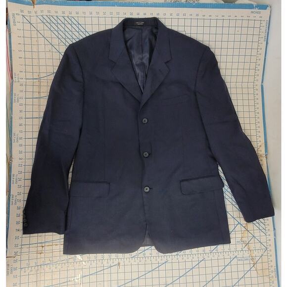 Franco Lotti Illusion Plaid 3 Button Single‎ breasted Men's Suit Jacket Blazer - Picture 5 of 15